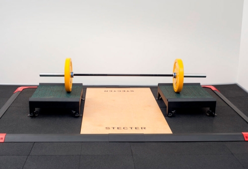 Тяжелоатлетические плинты для штанги с регулировкой по высоте 30-45 см (пара) фото 8