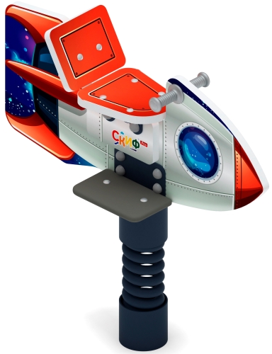 Ракета - Качалка на пружине - ИО 22.14.02-01 фото 3