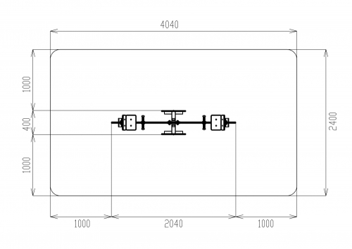 Качалка балансир со спинкой Петушки - ИО 21.Д.01.01 фото 5