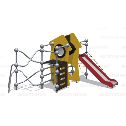 Romana Детский спортивно-игровой комплекс с горкой серия "Сфера" Romana 057.21.00 фото 8