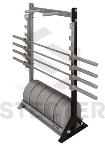 Стеллажная стойка - одинарная Н=1950 мм фото 2