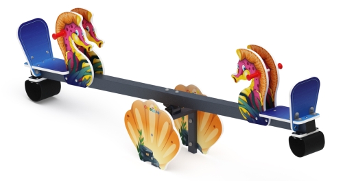 Качалка балансир со спинкой Морской конек - ИО 21.М.17.01-П фото 2