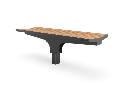 Скамейка уличная "Урбан" без спинки