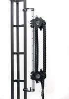 Канатный тренажер  "Двойная бочка" с регулировочной стойкой + канат (20м)