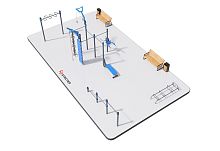 Воркаут площадка №1 - 14х8 метров (112 кв.м.)