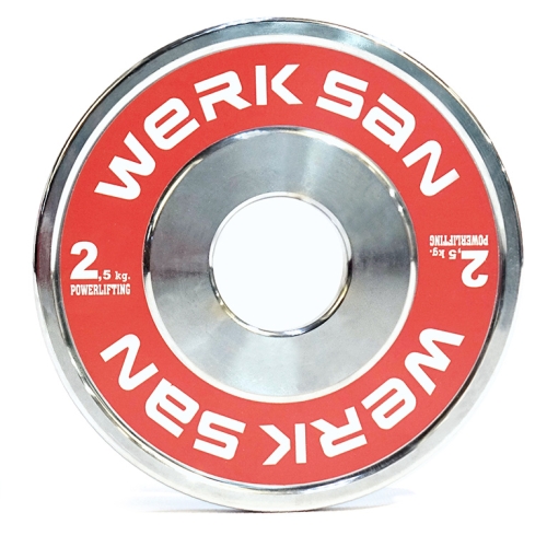 Диск стальной для пауэрлифтинга 2,5 кг WERK SAN