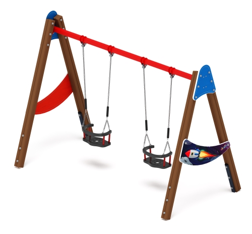 Качели двойные Д2 - ИО 12.Д.01.01.02-И1 - (Космопорт)