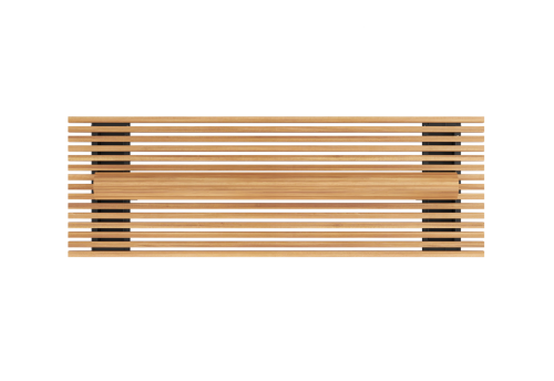 Скамья уличная «Монро» широкая со спинкой, L=3000 мм (спинка 2400 мм) фото 4