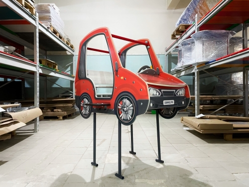 Машинка - Качалка на пружине двухместная машинка - ИО 23.03.01-03 фото 5