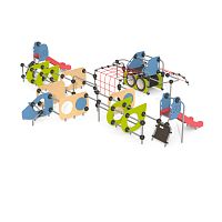 Romana Детский спортивно-игровой комплекс серия с 2-мя горками "Сфера" Romana 057.24.00