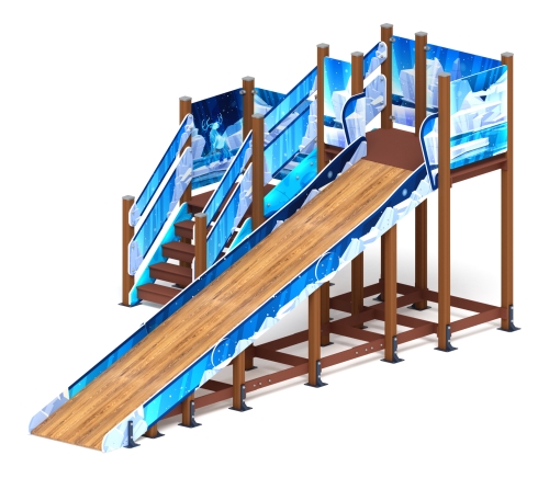 Горка Зима (снежная королева)(под анкера) - ИО 49.01.02-04.И1 - Н=2000 фото 5