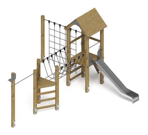 Игровой комплекс (лиственница орех) ДИК 2.24.05-Л.И1.02 фото 3