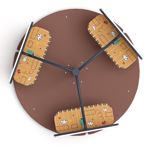 Карусель Солнышко (Картонное) - ИО 30.01.03-18.И1 фото 4