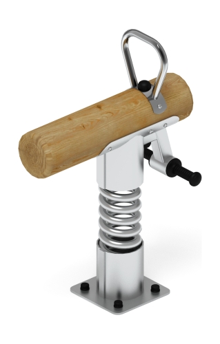 Качалка на пружине (Лиственница орех) ИО 22.24.03-Л.И1.02 фото 2