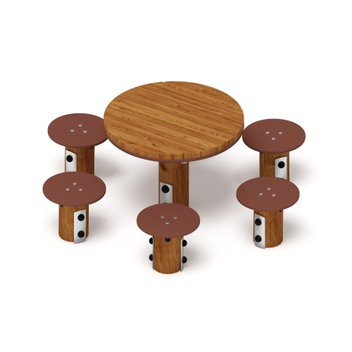 Столик детский (лиственница темный) МФ 31.01.11-Л.И1.01 фото 2