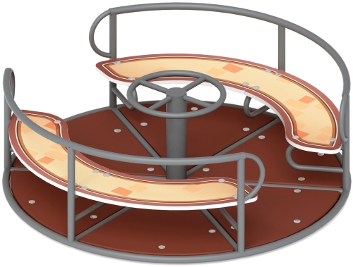 Карусель с рулем (Замок) - ИО 30.01.04-01.И1 фото 2 Карусель с рулем (Замок) - ИО 30.01.04-01.И1 фото 2