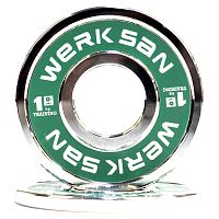 Диск стальной тренировочный 1 кг WERK SAN  (сертификат IWF)