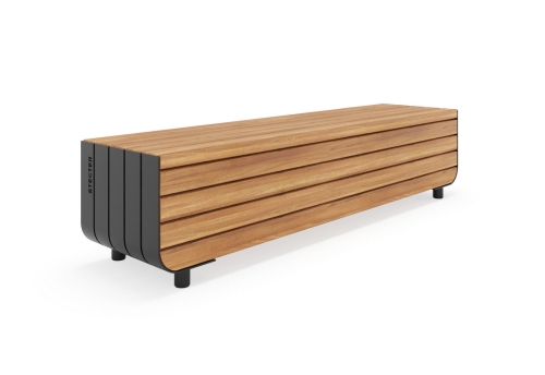 Скамейка парковая «Протос» прямая фото 3