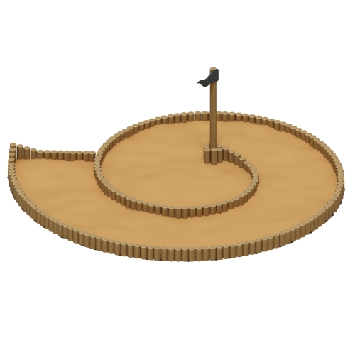 Песочница Улитка (Лиственница орех анкера) ИО 5.24.03-Л.И1.02 фото 3