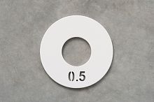 Диск тренировочный стальной 0,5 кг (пара)