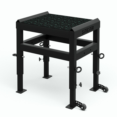 Тяжелоатлетические плинты для штанги с регулировкой по высоте 85-115 см (пара) фото 4