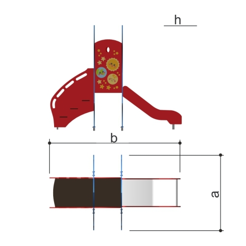 Romana Горка "Ракета"  h650 Романа 111.23.00