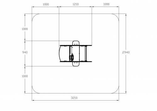 Кабриолет - Качалка на пружине двухместная машинка - ИО 23.03.02-05.И1 фото 5