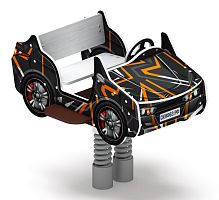 Кабриолет - Качалка на пружине двухместная машинка - ИО 23.03.02-05