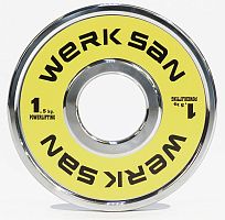 Диск стальной для пауэрлифтинга 1,5 кг WERK SAN
