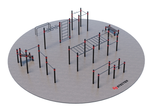Проект "Дворовая площадка для Воркаут 2-3" фото 2