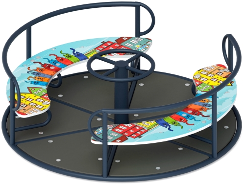 Карусель с рулем (Коты) - ИО 30.01.04-10.И1 фото 3