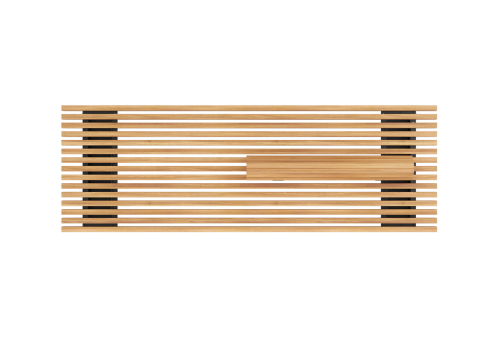 Скамья уличная «Монро» широкая со спинкой, L=3000 мм (спинка 1200 мм) фото 4