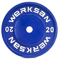 Диск стальной для пауэрлифтинга 20 кг WERK SAN