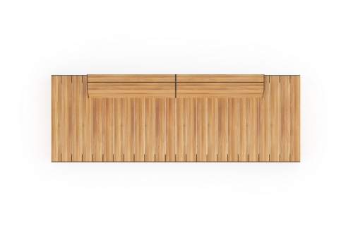 Скамейка уличная «Рико» со спинкой фото 2