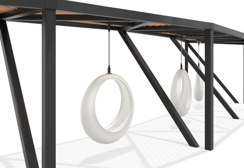 Качели «Вента» (светящееся кольцо) фото 4