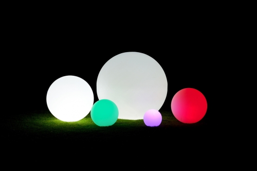 Шар-светильник 60 см (напольный, Белый) фото 3