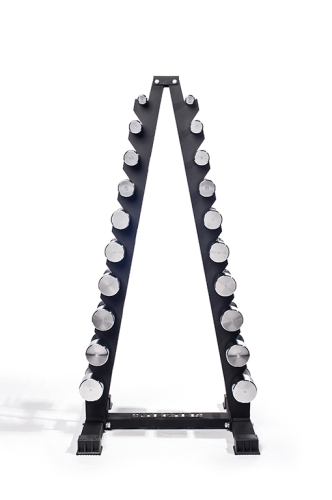 Хромированный гантельный ряд 1-10 кг