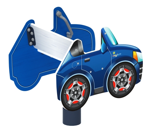 Кабриолет - Качалка на пружине машинка мини - ИО 22.03.04 фото 2