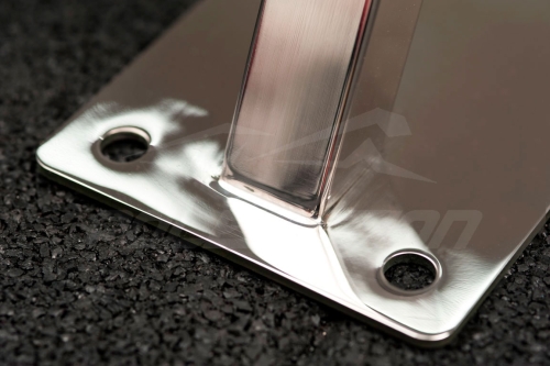 Модель №7 - стойка балетного (хореографического)  станка двухуровневого из нержавеющей стали угловая фото 3