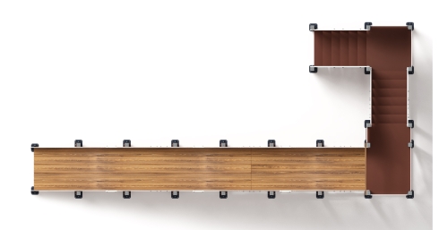 Горка Зима (коричневый) (под анкера) - ИО 49.01.03-03.И1 - Н=3000 фото 4