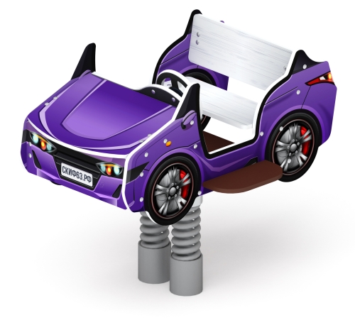 Кабриолет - Качалка на пружине двухместная машинка - ИО 23.03.02-03 фото 9