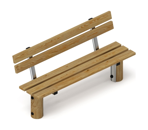 Скамья (лиственница орех) МФ 42.04.02-Л.И1.02 фото 5