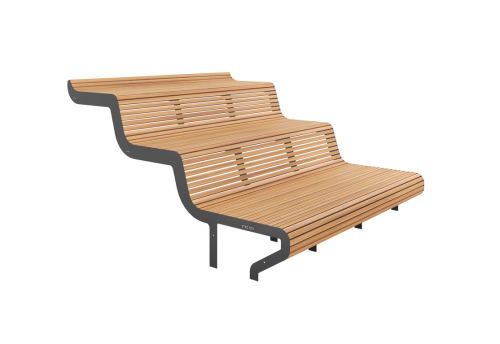 Скамья уличная "Колизей" Модуль 7 фото 2