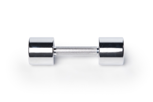 Гантель хромированная 5 кг фото 3