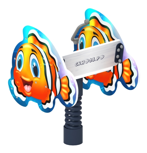 Рыбка - Качалка на пружине - ИО 22.17.04-И1 фото 3