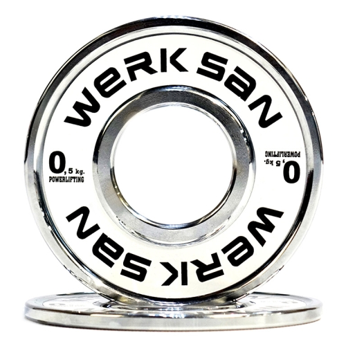 Диск стальной для пауэрлифтинга 0,5 кг WERK SAN
