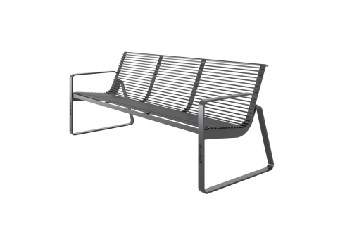 Скамья уличная "Стения" из металла
