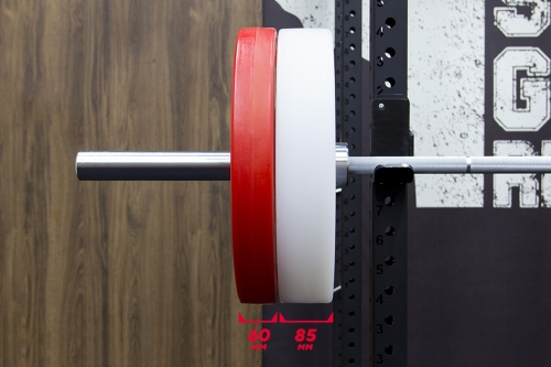 Технический диск для штанги 2,5 кг STECTER (D=450 мм, пластик) фото 4