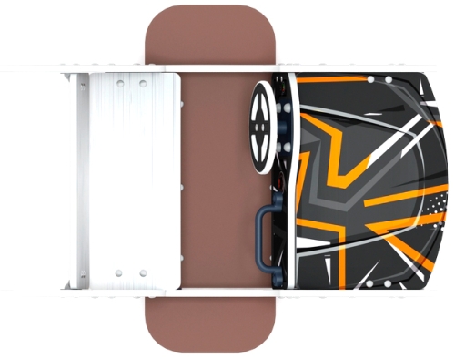 Кабриолет (черный) - Беседка машинка средняя - МФ 10.03.02-05.И1 фото 4