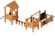 Игровой комплекс (лиственница) ДИК 1.24.04-Л.И1